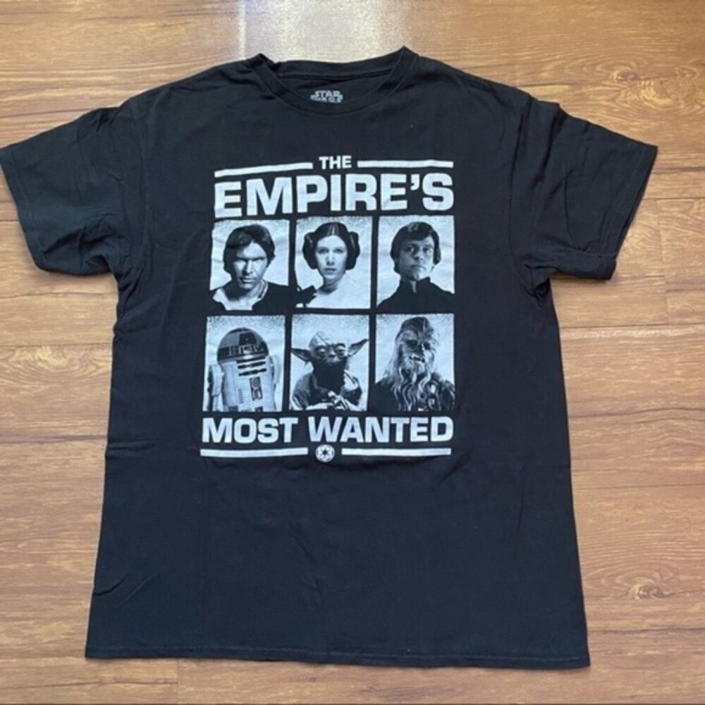 Star Wars empire’s most wanted black shirt‎ Large